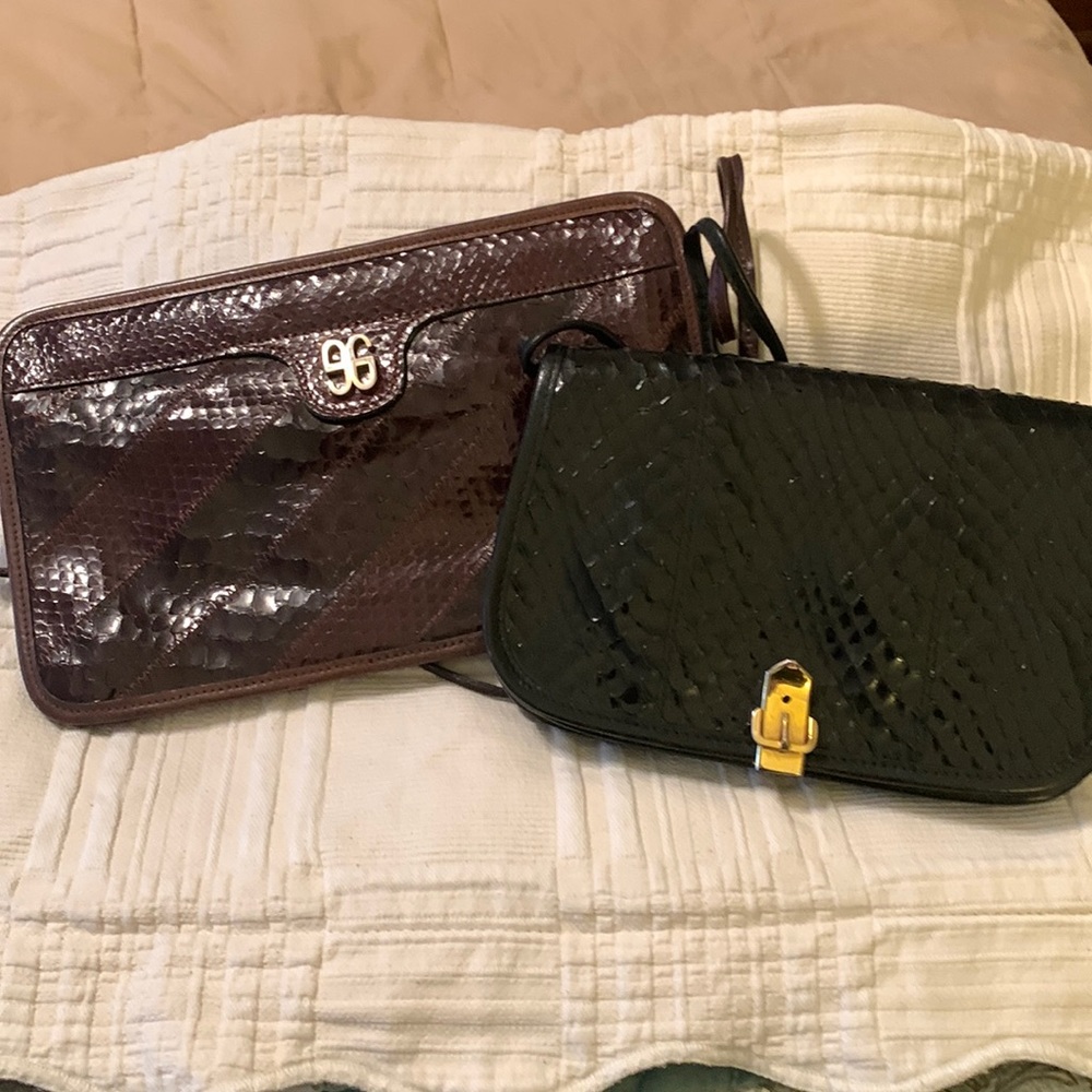 Two for the price of one! Made in Argentina one brown one black.